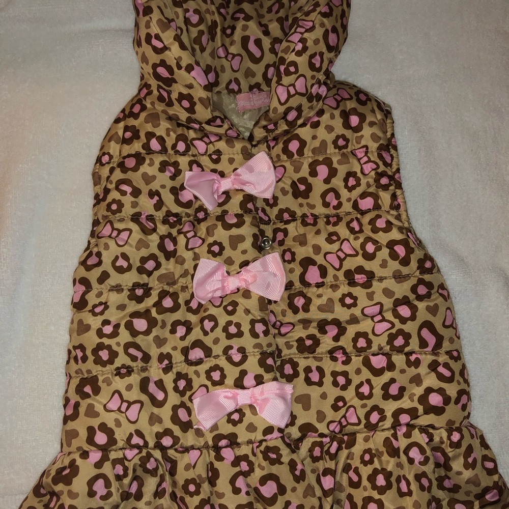 Leopard Puffer Vest